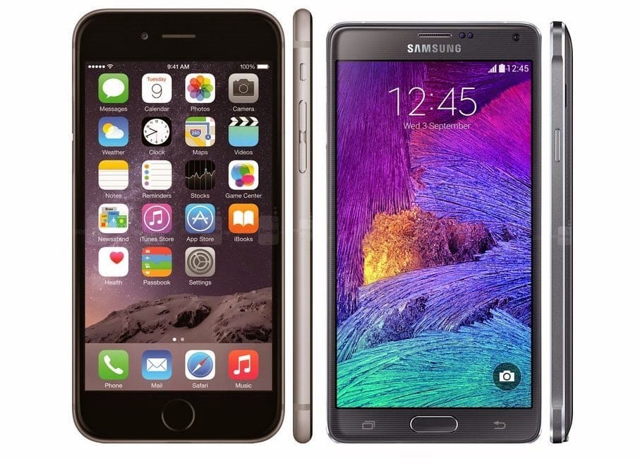 Samsung Galaxy Note 3 vs Apple iPhone 6 Plus 2