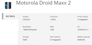 motorola droid maxx 2 specs 1