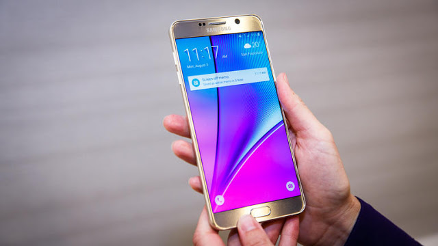 note 5 gold