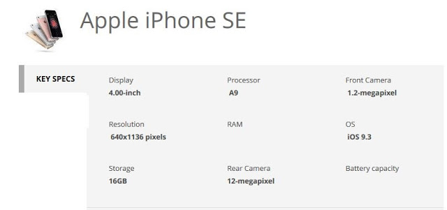 apple-iphone-se-specification