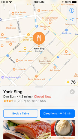 iOS-10-Maps-can-take-reservations