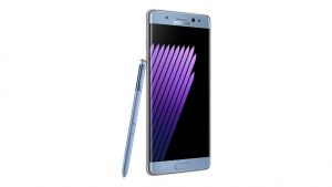 Samsung Galaxy Note 7 Blue Coral front 2
