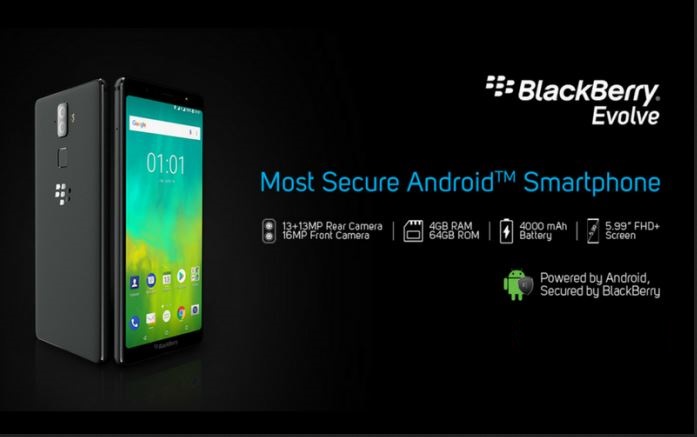 BlackBerry Evolve and Evolve X Launched in India, Price and Features