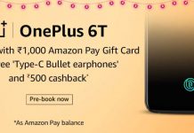 OnePlus 6T Pre-Booking on Amazon