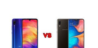 Redmi Note 7 vs Samsung Galaxy A20