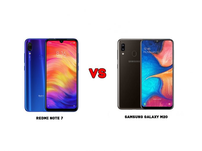 Redmi Note 7 vs Samsung Galaxy A20