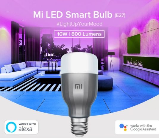 Xiaomi Mi LED Smart Bulb launched in India, supports Google and Alexa Assistant