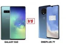 OnePlus 7T VS Samsung Galaxy S10