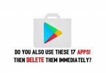 Do you also use these 17 apps, then delete them immediately?