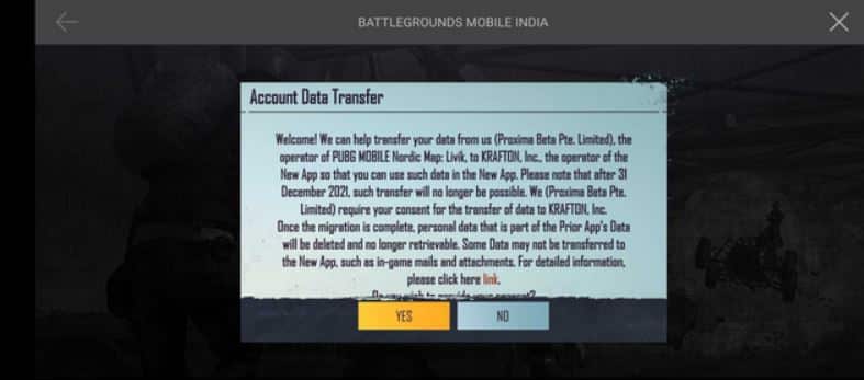 battleground-mobile-india-account-data-transfer