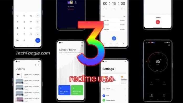 Realme UI 3.0 Device List
