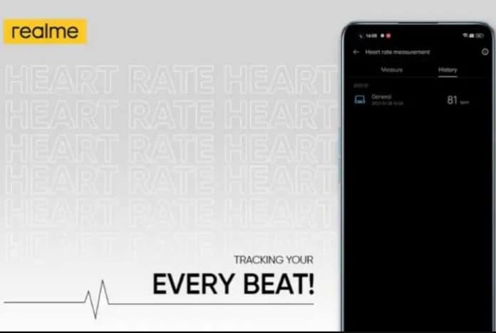 Heart Rate Sensor on Realme 9 Pro+