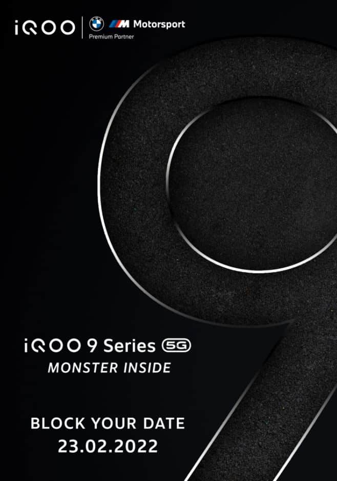 iQOO 9 Series Official launch date