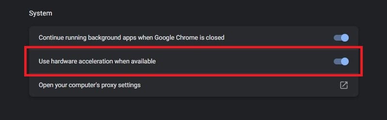 Chrome Hardware Acceleration When Available: Error 3000 Twitch