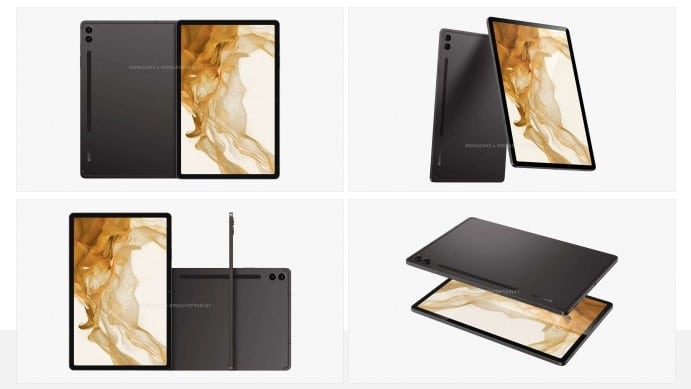 Samsung Galaxy Tab S9 FE Plus Leaked Design