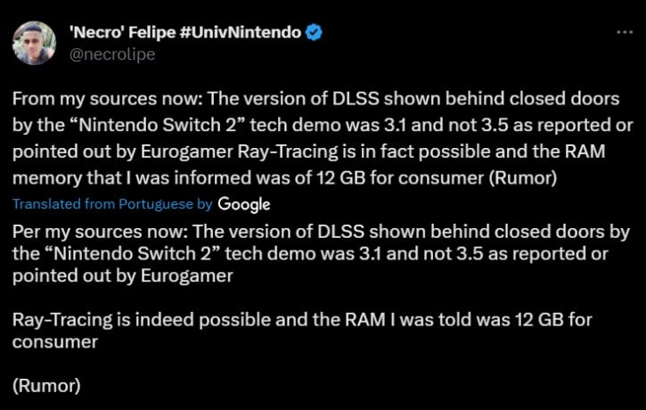 Nintendo Switch 2 GPU Leak (Translated)