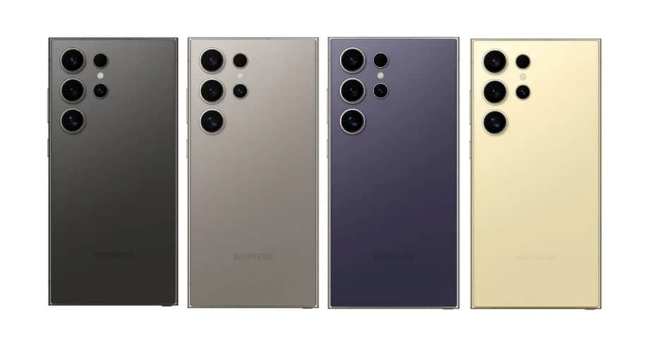 Galaxy S24 Ultra Colors Leaked