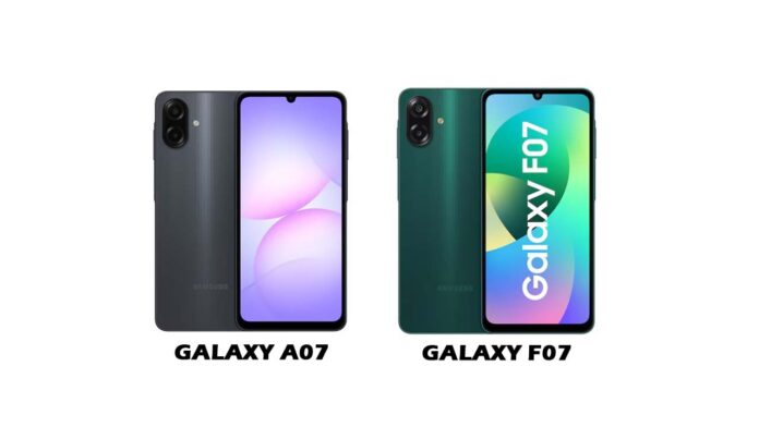 Samsung Galaxy A07 & Galaxy F07 Launched