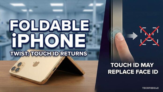 Apple Foldable iPhone Twist, Touch ID May Replace Face ID