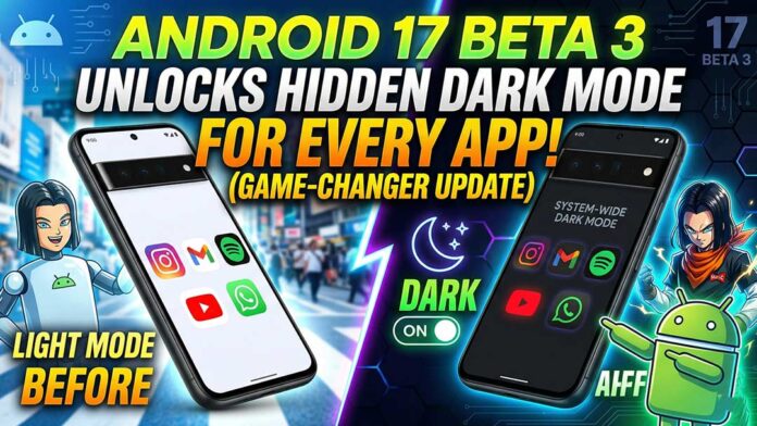 Android-17-Beta-3-Unlocks-Hidden-Dark-Mode-for-Every-App Android 17 Beta 3 Unlocks Hidden Dark Mode for Every App