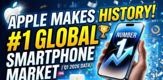 Apple Makes History: First Time Ever #1 in Global Smartphone Market