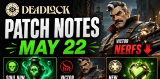 Deadlock Patch Notes May 22 2026 - Latest Update & Balance Changes