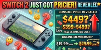 Nintendo Switch 2 Just Got Pricier