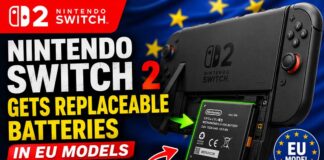Nintendo Switch 2 Gets Replaceable Batteries in EU Models