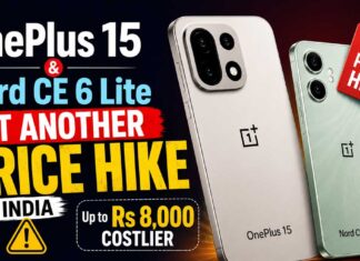 OnePlus 15 and Nord CE 6 Lite Get Another Price Hike in India, Up to Rs 8,000 Costlier OnePlus 15 and Nord CE 6 Lite Get Another Price Hike in India, Up to Rs 8,000 Costlier