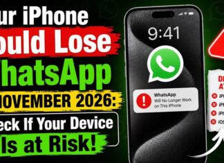 Your iPhone Could Lose WhatsApp in November 2026: Check If Your Device Is at Risk! Your iPhone Could Lose WhatsApp in November 2026