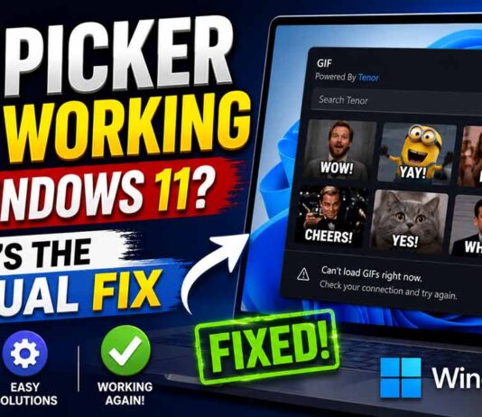 GIF Picker Not Working on Windows 11 How To Fix