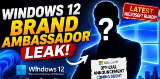Windows 12 Brand Ambassador Leak. Latest Microsoft Rumor!