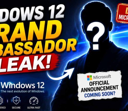 Windows 12 Brand Ambassador Leak. Latest Microsoft Rumor!