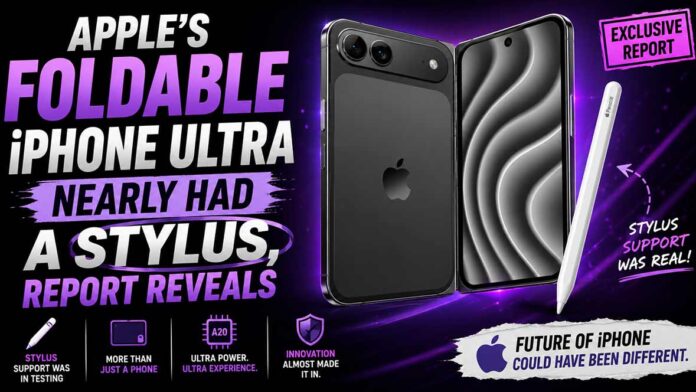 Apple-Foldable-iPhone-Ultra-Nearly-Had-a-Stylus,-Report-Reveals Apple’s Foldable iPhone Ultra Nearly Had a Stylus, Report Reveals