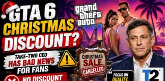 GTA 6 Christmas Discount? Take-Two CEO Has Bad News