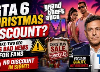 GTA 6 Christmas Discount? Take-Two CEO Has Bad News