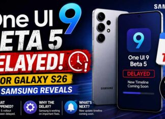 One UI 9 Beta 5 Delayed for Galaxy S26 as Samsung Reveals New Release Timeline One UI 9 Beta 5 Delayed for Galaxy S26