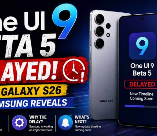 One UI 9 Beta 5 Delayed for Galaxy S26 as Samsung Reveals New Release Timeline One UI 9 Beta 5 Delayed for Galaxy S26