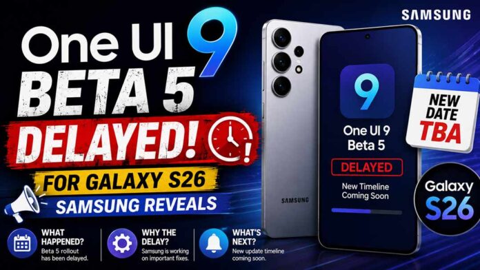 One-UI-9-Beta-5-Delayed-for-Galaxy-S26 One UI 9 Beta 5 Delayed for Galaxy S26