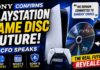 Sony Confirms PlayStation Game Disc Future, CFO Speaks Sony Confirms PlayStation Game Disc Future