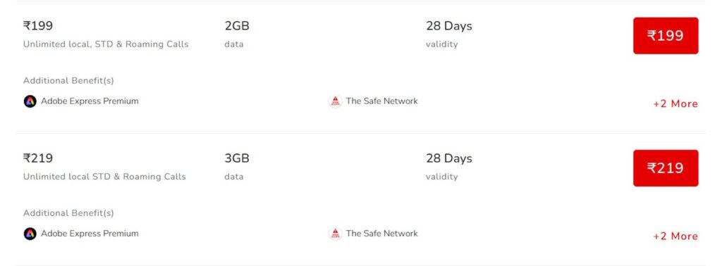 Airtel Discontinues ₹299 Prepaid Plan, 5 More Recharge Plans Removed 2 airtel rs 199 and 219 plains details
