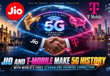 Jio and T-Mobile Make 5G History With World’s First Standalone Roaming Connection 5G SA roaming Jio and T-Mobile Make 5G History With World’s First Standalone Roaming Connection