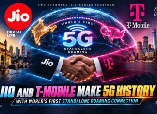 Jio and T-Mobile Make 5G History With World’s First Standalone Roaming Connection 5G SA roaming Jio and T-Mobile Make 5G History With World’s First Standalone Roaming Connection