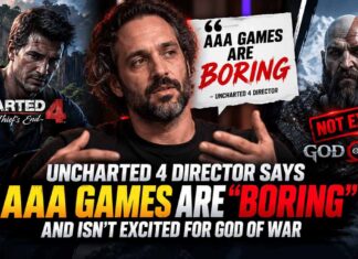Uncharted 4 Director Says AAA Games Are “Boring” and Isn’t Excited for God of War Laufey Uncharted 4 Director Says AAA Games Are “Boring” and Isn’t Excited for God of War