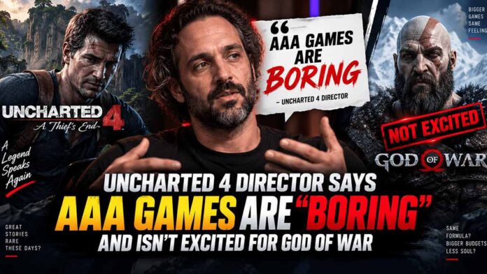 Uncharted-4-Director-Says-AAA-Games-Are-Boring Uncharted 4 Director Says AAA Games Are “Boring” and Isn’t Excited for God of War