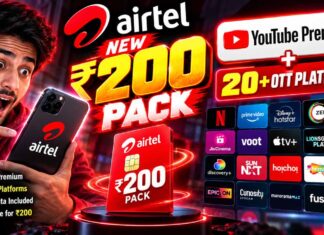 Airtel’s New ₹200 Pack Is a Massive Deal With YouTube Premium