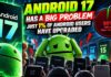 Android 17 Has a BIG Problem: Just 1% of Android Users Have Upgraded Android 17 Has a BIG Problem: Just 1% of Android Users Have Upgraded