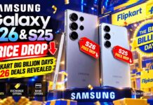 Samsung Galaxy S26 & S25 Price Drop: Flipkart Big Billion Days 2026 Deals Revealed Samsung Galaxy S26 & S25 Price Drop: Flipkart Big Billion Days 2026 Deals Revealed
