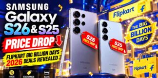 Samsung Galaxy S26 & S25 Price Drop: Flipkart Big Billion Days 2026 Deals Revealed