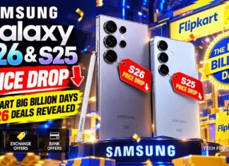 Samsung Galaxy S26 & S25 Price Drop: Flipkart Big Billion Days 2026 Deals Revealed Samsung Galaxy S26 & S25 Price Drop: Flipkart Big Billion Days 2026 Deals Revealed